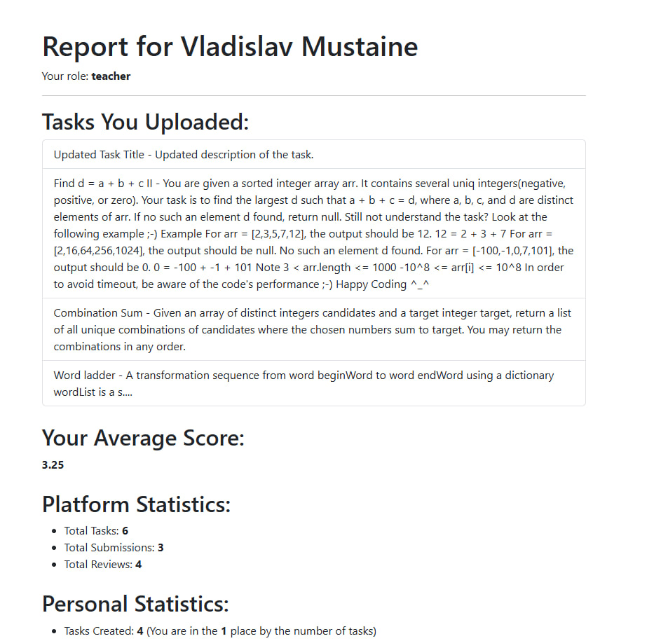 report